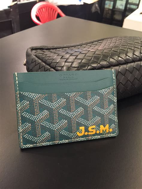 designer card holder goyard|goyard card holder men.